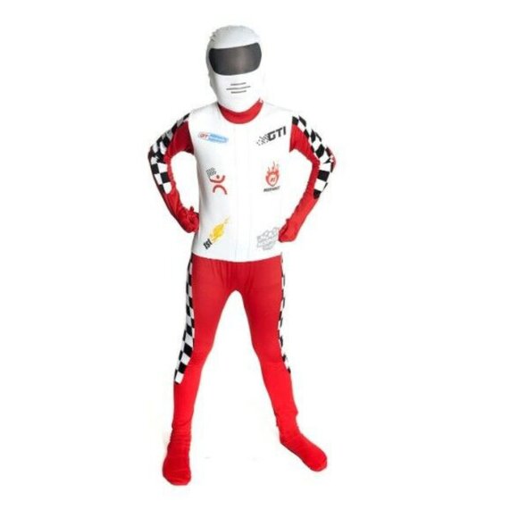Formula 1 Racer - Morphsuit for Kids - Childrens Fancy Costume NWT - Picture 1 of 4